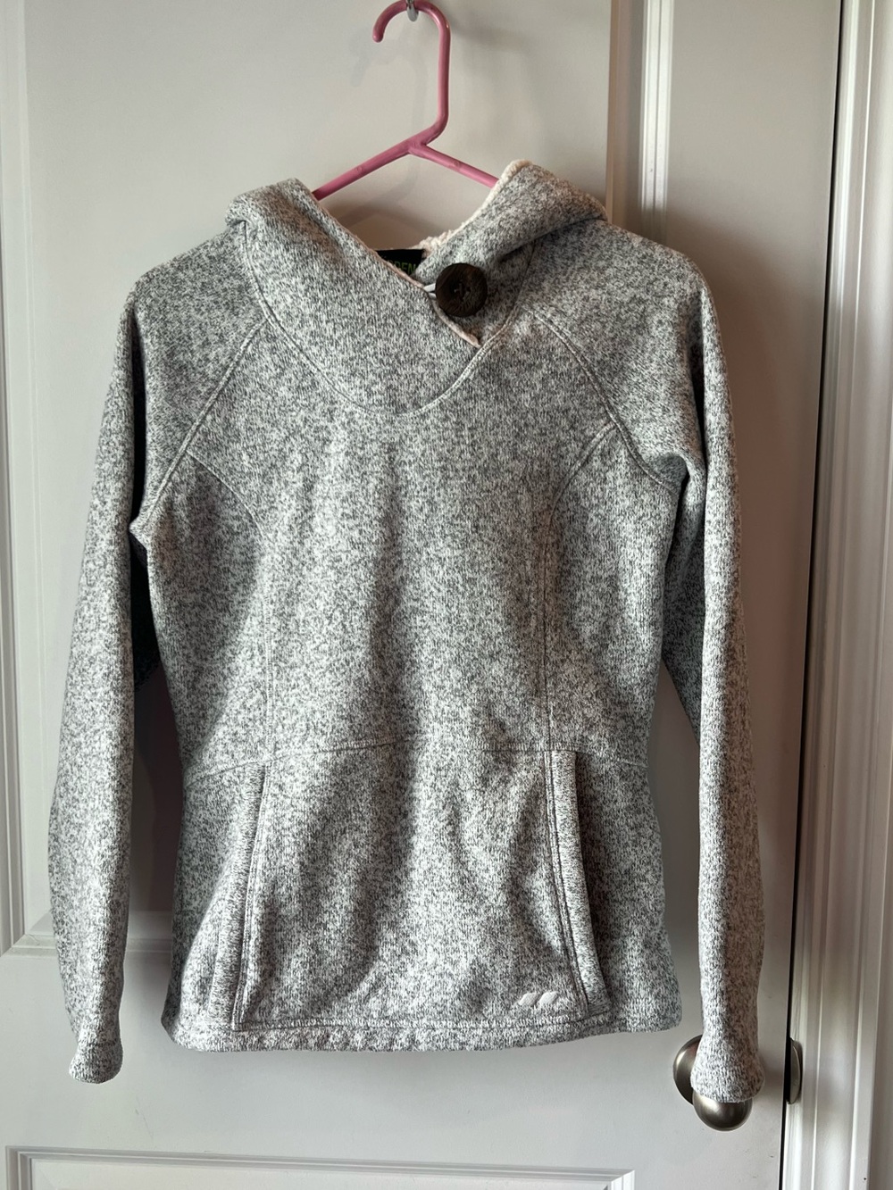 Koppen Gray Hooded Pullover Sweater. Small